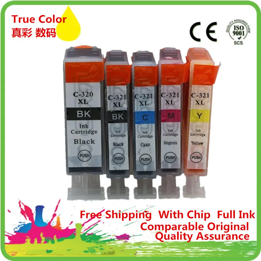Сменный чернильный картридж BCI 320 321 для Canon IP3600 IP4600 IP4700 MX860 MX870 MP550 MP560 MP620 MP620B MP630 MP640 |