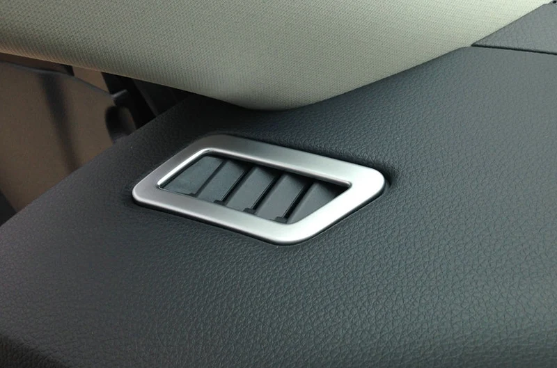 Автомобильная внутренняя матовая хромированная приборная панель вентиляционное отверстие+ Задняя воздушная розетка Накладка для Nissan Rogue Sport X-Trail T32 аксессуары