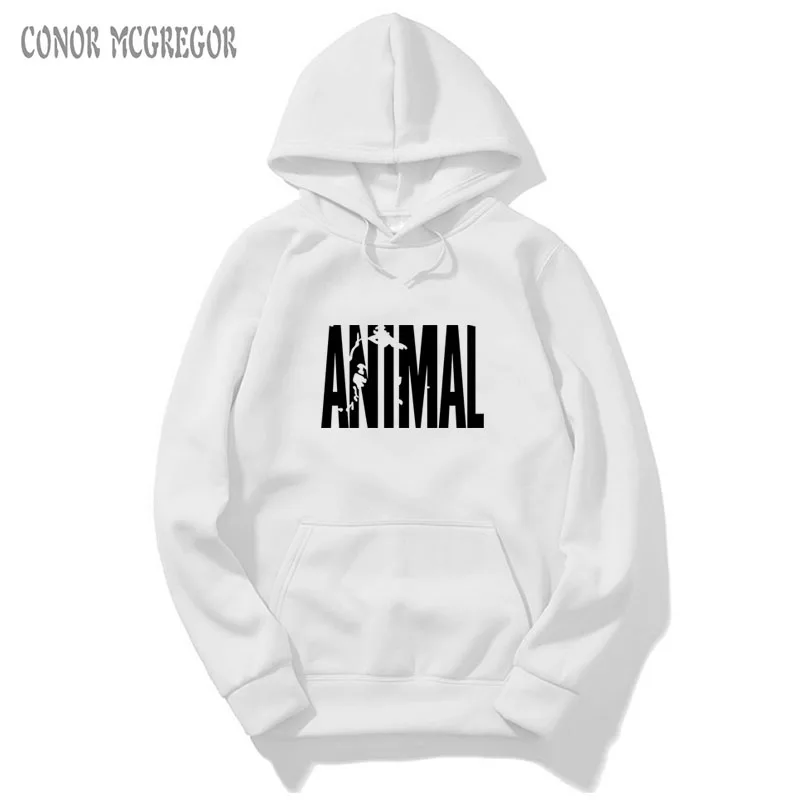 

Bodybuilding Animal Hoodies Men Crossfit Fitness Loose Fit Gyms Musclefitting Male Sweatshirt 2017 Spring Winter Fleece Hoodie