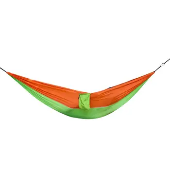 

270 x 140cm Parachute Nylon Fabric 1-2 Person Hanging Sleeping Bed Camping Backpacking Travel Beach hammock