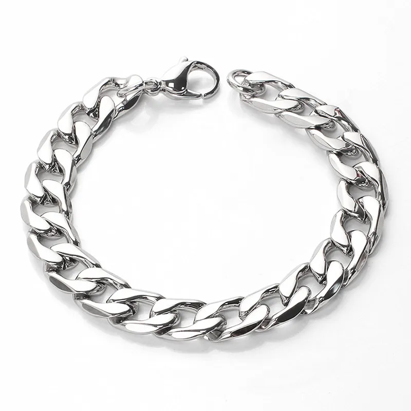Браслет-цепочка из стали для мужчин, для мужчин, для женщин, для мужчин и женщин, для мужчин, для подарка - Окраска металла: NK chain