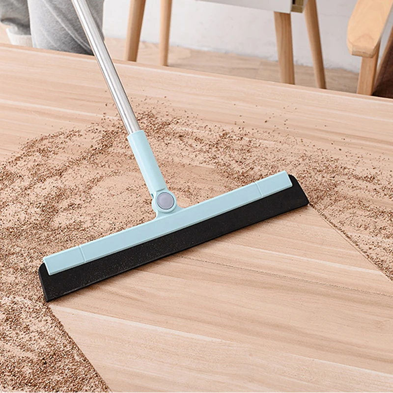 Magic Broom Sweep Dust Hair Bathroom Wiper Broom Rotate Connector