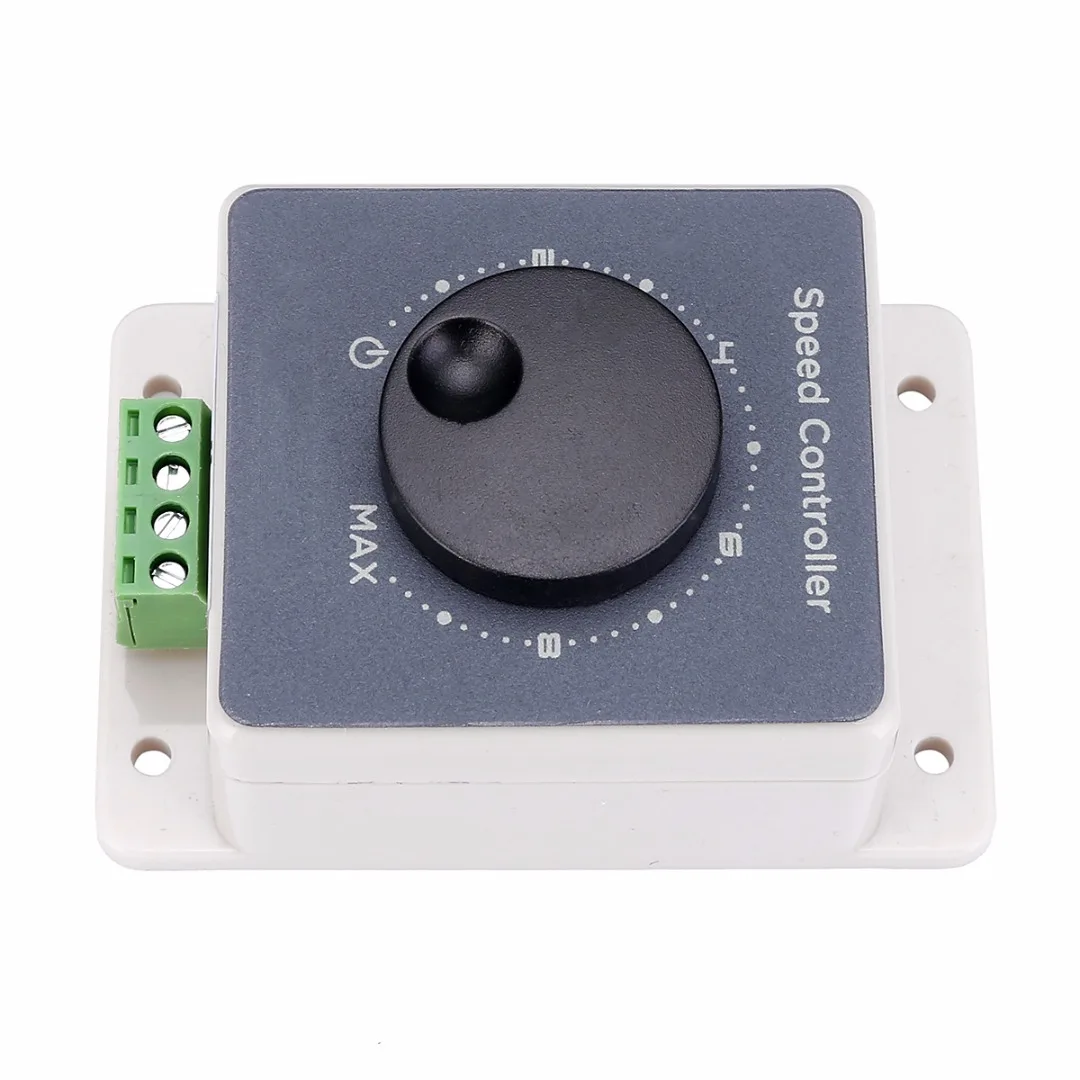 12V 24V 48V 20A DC Motor Speed Controller 5%- Speed Regulator Adjustable Potentiometer Switch For Machine Parts