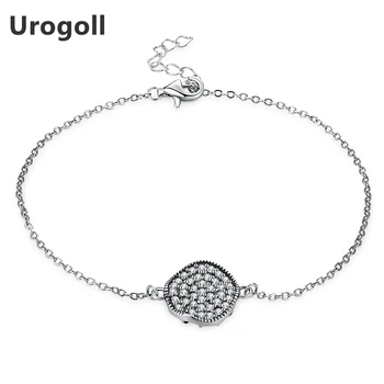 

Hot Sale Genuine 925 Sterling Silver Retro Style Bracelets For Women Luxury Link Chain Bracelet Sterling Silver Party Jewelry