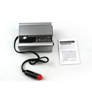 200 Вт модифицированный синусоидальный портативный автомобильный инвертер мощности зарядное устройство преобразователь постоянного тока 12 В в переменный ток 220 В трансформатор напряжения - изображение