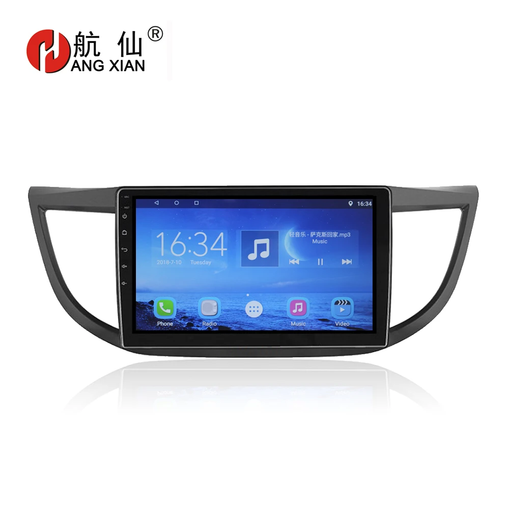 

Hang xian 10.1" Quad Core Android 7.0 Car DVD Player For HONDA CR-V 2012-2015 car radio multimedia GPS Navigation BT,wifi,SWC