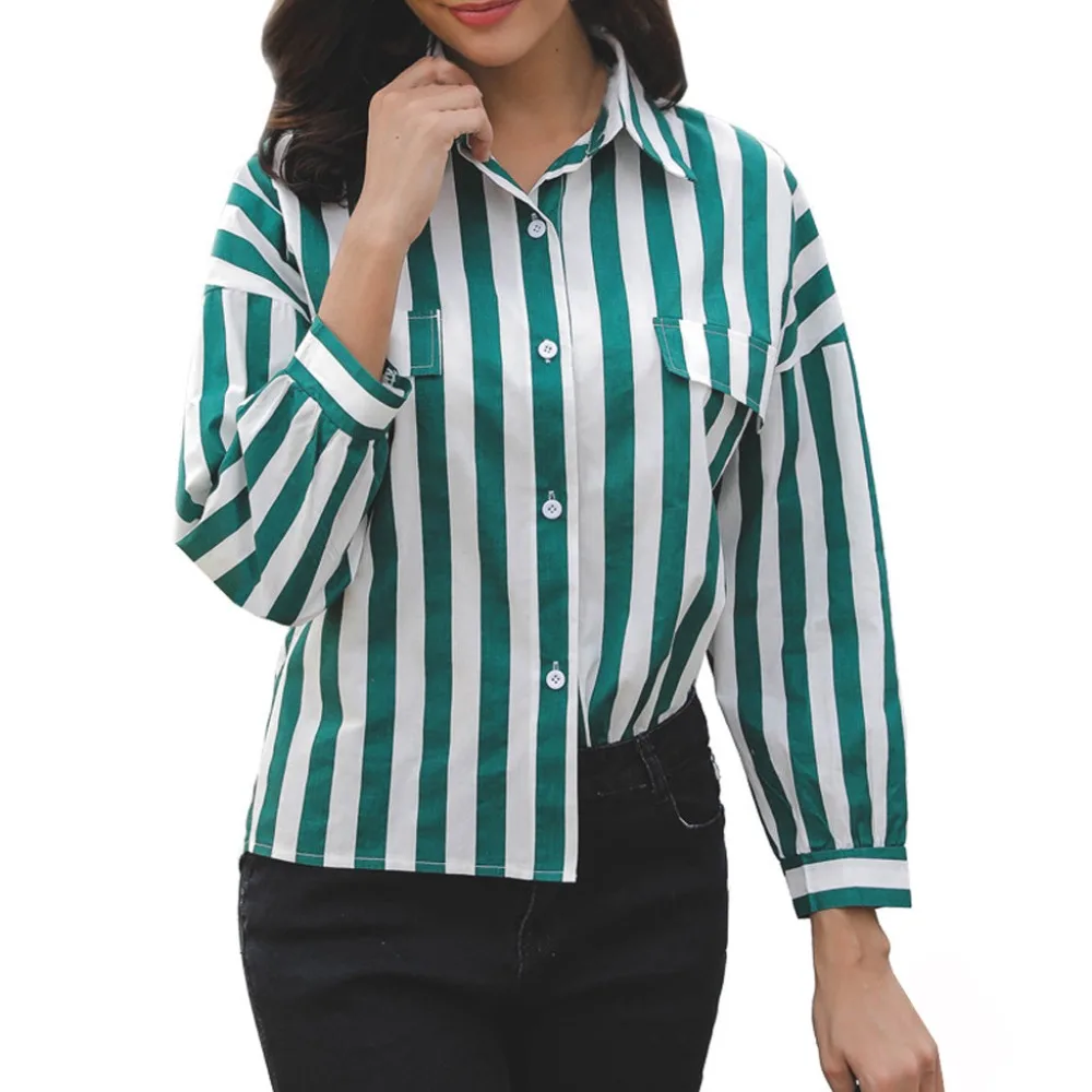 blusa verde mujer