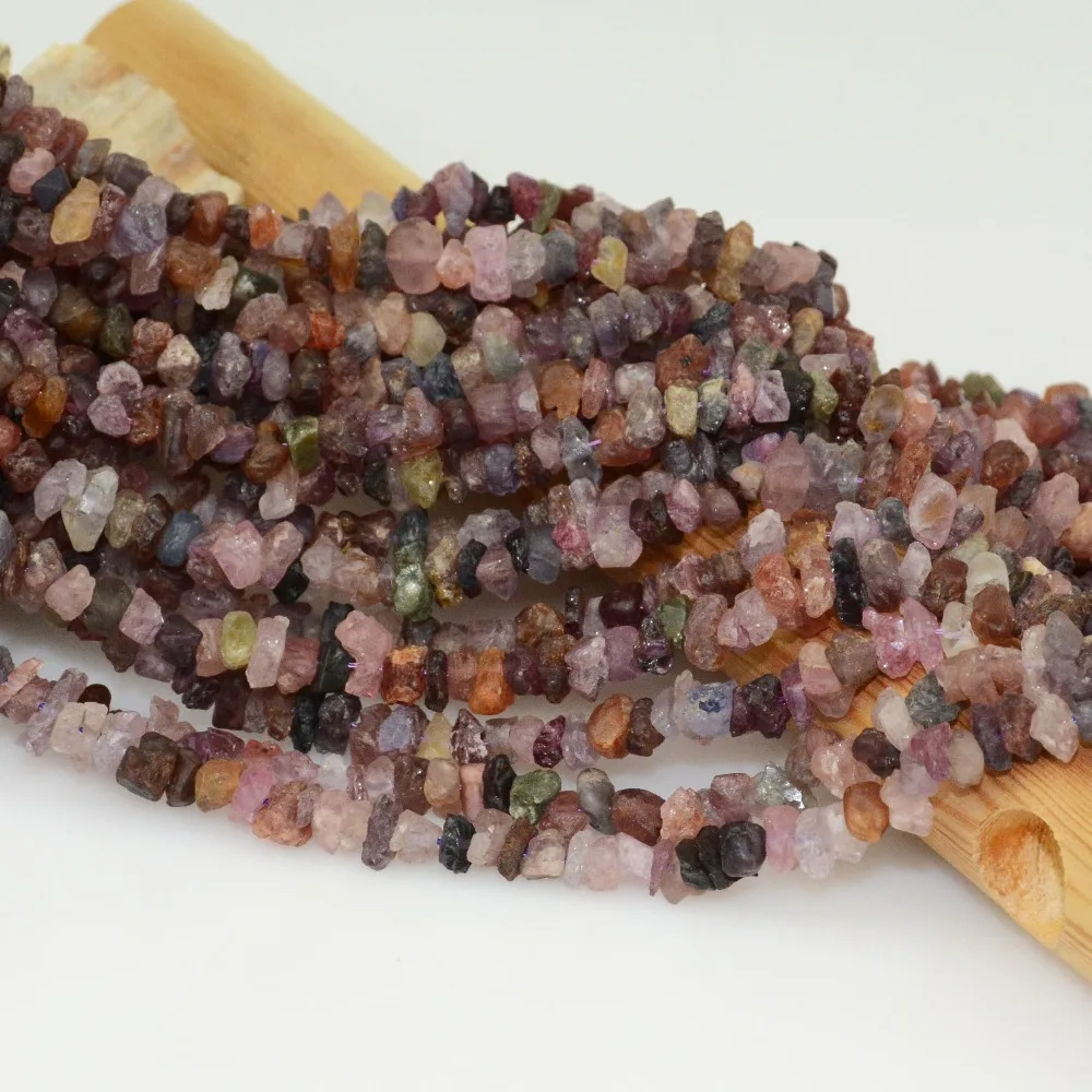 

Natural Madagascar Multiple Spinel Rough Material Chips Beads 5mm-7mm