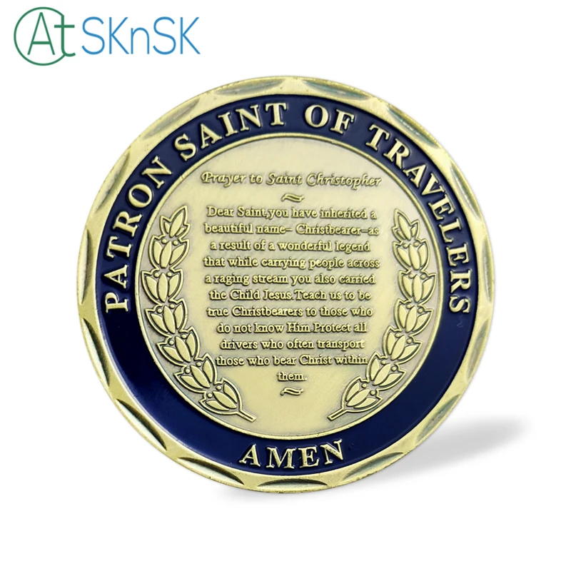 1/5/10pcs/lot New PATRON SAINT of TRAVLERS ARMY SOLDIER ST.CHRISTOPHER PROTECT US MILITARY CHALLENGE COIN 1/5/10pcs/lot New PATRON SAINT of TRAVLERS ARMY SOLDIER ST.CHRISTOPHER PROTECT US MILITARY CHALLENGE COIN