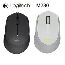 Беспроводная мышь logitech M280 1000 dpi, 3 кнопки, оптическая мышь, портативная игровая мышь с usb-приемником для ноутбука, настольного ПК