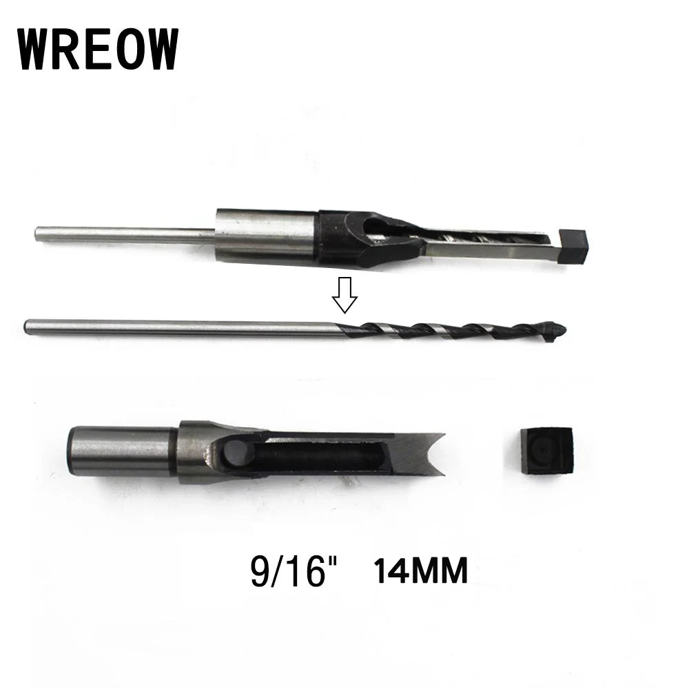 Woodwork Drill bit Metric Mortising Chisel Woodworking Square Hole