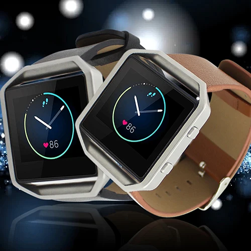 

2016 New Arrival Luxury Genuine Leather Watch Band Wrist Strap for Fitbit Blaze