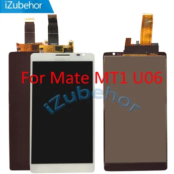 

6.1" black/white lcd screen For Huawei Mate MT1-U06 Touch Screen Digitizer + Frame Assembly by free shipping