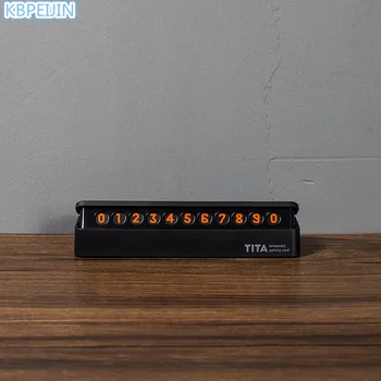 

New Car Sticker Car Temporary Parking Card Drawer Style easy to disassemble for Audi a4 a3 q5 q7 a5 b6 b8 a6 c5 b7 c6 audifonos