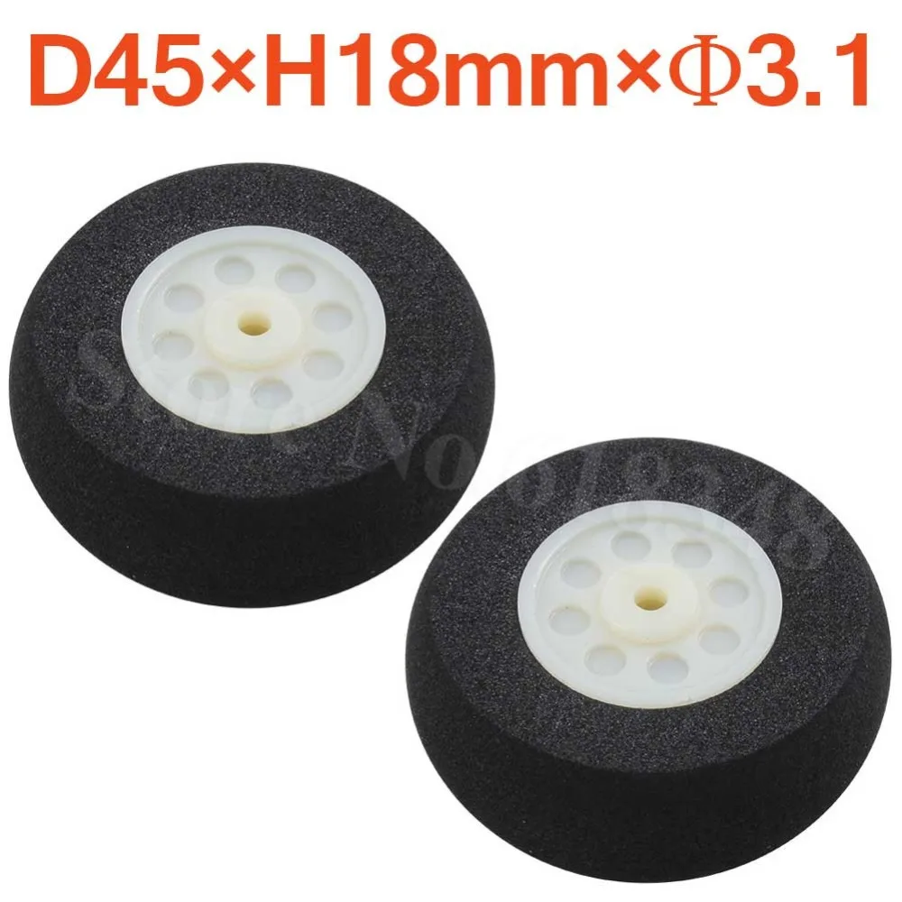 Light Foam Tail Wheels Sponge 25mm 30mm 35mm 40mm 45mm 50mm 55mm 60mm For RC Remote Control Airplane Replacement Parts