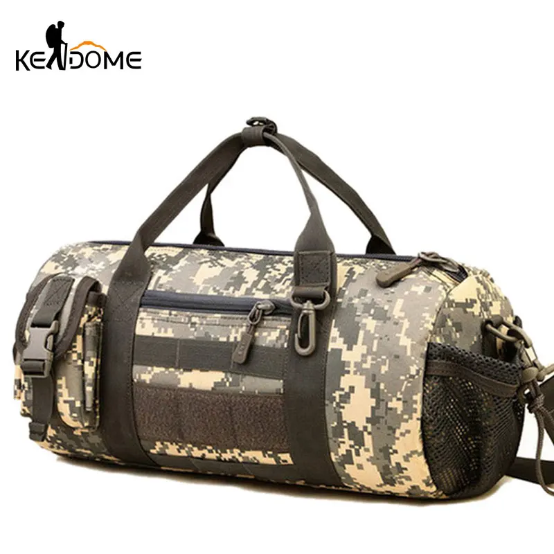 Outdoor Sports Army Gym Bags for Women Men Fitness Camouflage Tactical