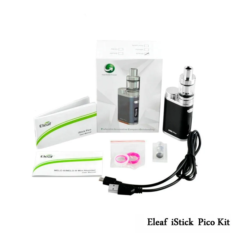 100% Original-Eleaf ISTICK PICO Kit 75W-Firmware Upgradeable Mod Eleaf Melo 3 mini Eleaf Melo 3 tank_2