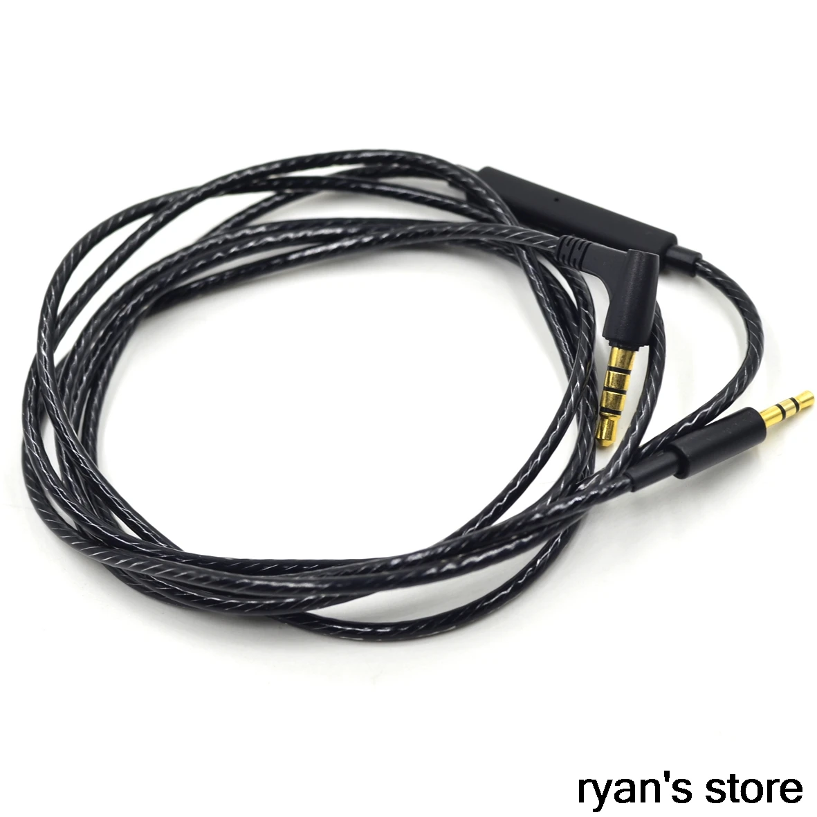 New black Replacement Audio cable Cord wire with remote and mic for AKG AKG Y40 Y45BT Y50 Y55