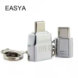 EASYA USB 3,1 Тип-C адаптер USB-C штекерным USB2.0/Mrico USB OTG Женский конвертер для Macbook Pro Тип-c интерфейс