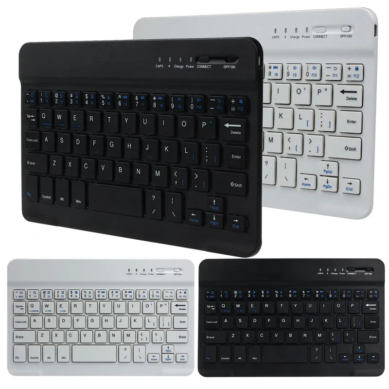 

Ultra Aluminum Wireless Bluetooth Keyboard For IOS Android Windows PC slim portable mechanical keyboard bluetooth keyboard