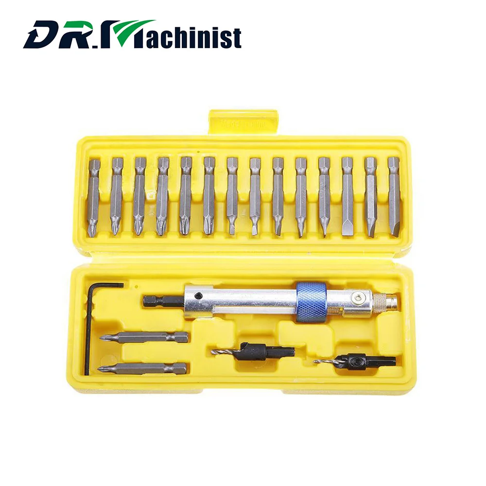 Buy 20PC High Speed Steel Drill Driver Double Use Hand