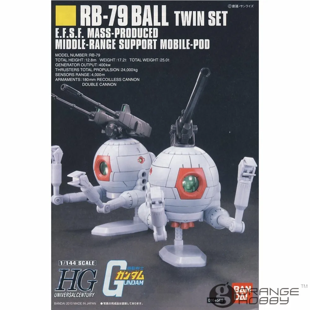 OHS Bandai HGUC 114 1/144 RB-79 мяч Twin Set Мобильный костюм сборки модель Наборы