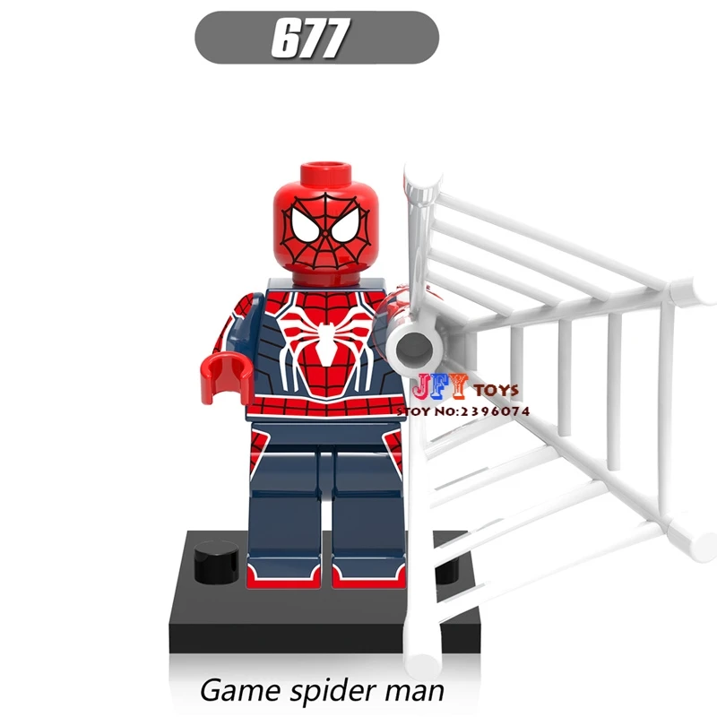 

Single super heroes Spider-Man Homecoming SpiderMan building blocks models bricks hobby toys for children kits brinquedos menino