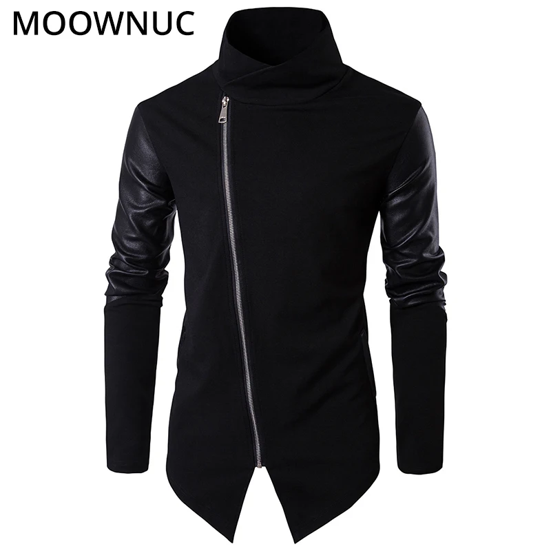 

Fashion Sweater Cardigan Male Personality Stand collar Cotton Smart Casual Autumn Slim Keep Warm Homme Cardigan Men MOOWNUC MWC