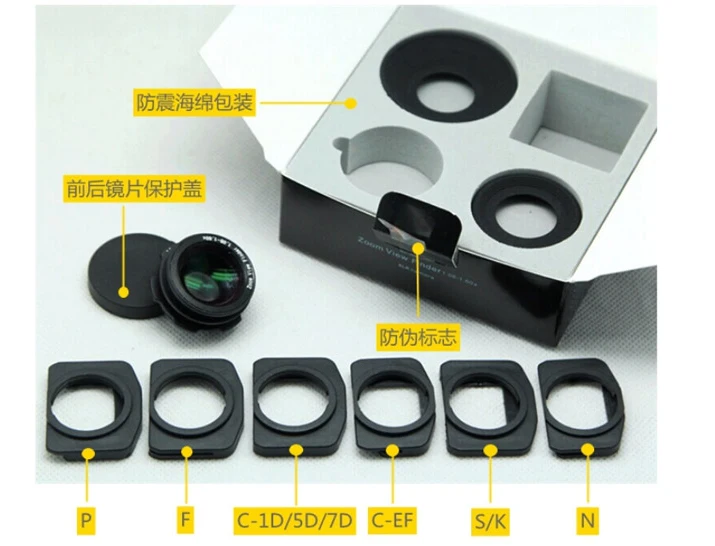 1.08X-1.60X зум Камера для видоискателя с постоянным фокусным расстоянием Лупа объектив для Nikon d600 d700 d800 d1 d2 d3 d4 f750 f80 f90 f100 DSLR Камера