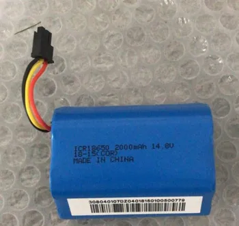 

New original Liectroux sweeping robot battery ICR18650 2000mah 14.8V for Liectroux B6009 replacement battery
