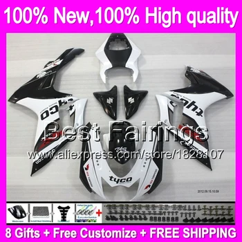 

Fairing For SUZUKI GSXR600 Black white 11 12 13 14 GSX-R750 8B516 GSXR 600 750 K11 NEW Black 11-14 2011 2012 2013 2014 +Decal