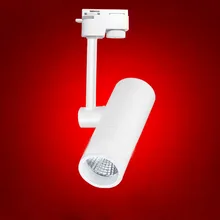 Fanlive 10 шт. 5 Вт 7 Вт 10 Вт COB отслеживание света точечный настенный светильник прожектор рельс отслеживание светодиодный AC110V/220 В 2 провода трек лампа треклайт