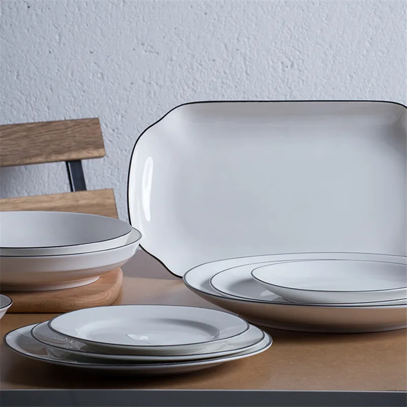 Ceramic Plate Bowl Set (15)