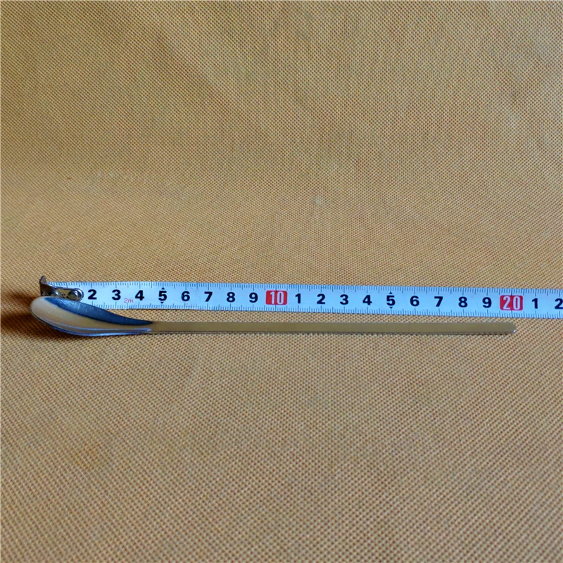 

5pcs 200mm Stainless steel single-headed Micro-medicine Spoon 20cm Laboratory Micromedicine spoon Single-headed microscoop