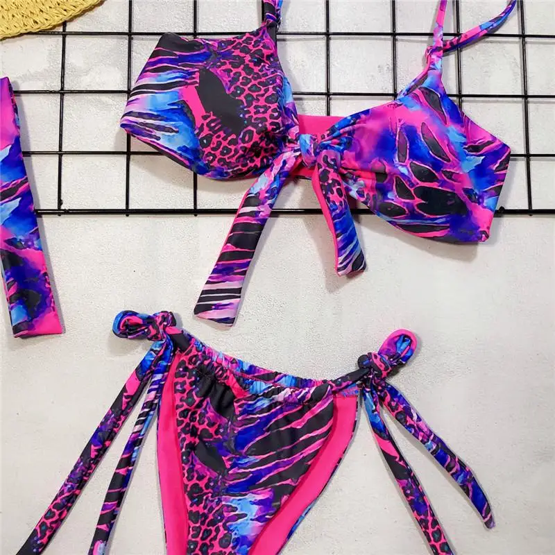 Misswim сексуальные купальники для женщин 2019 новинка с рисунком бикини набор