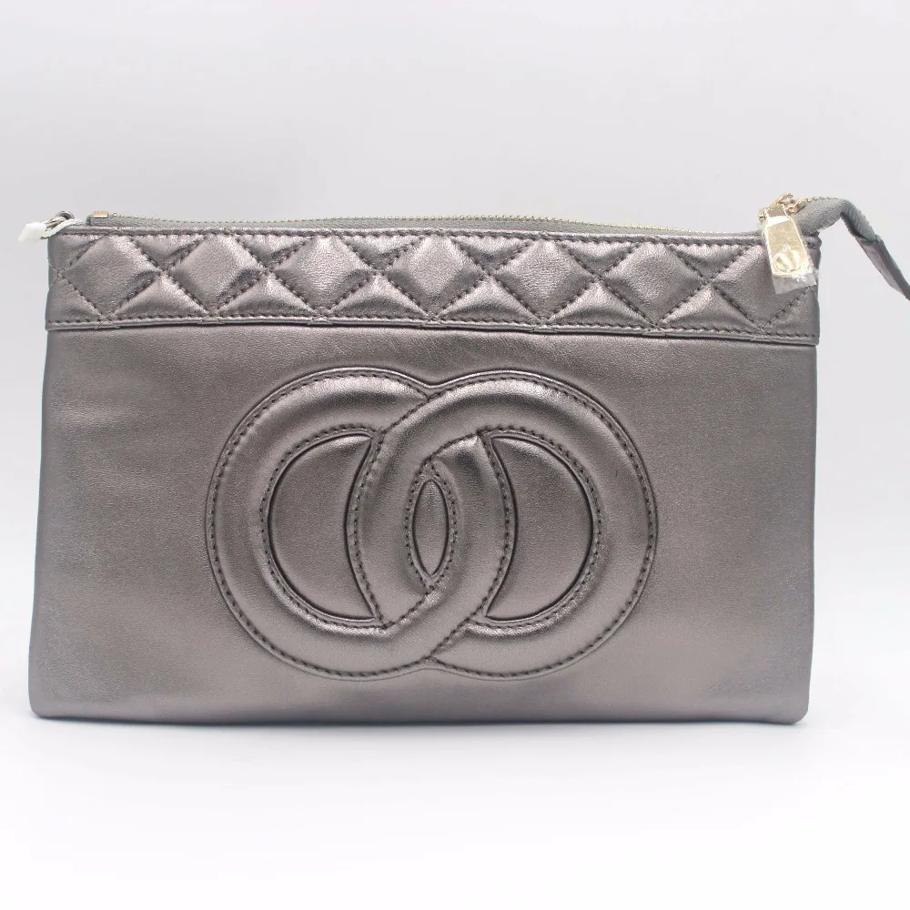 

high quality leather day clutches chain shoulder hand bag sheepskin fashion promotion women day clutches hot sale women bags