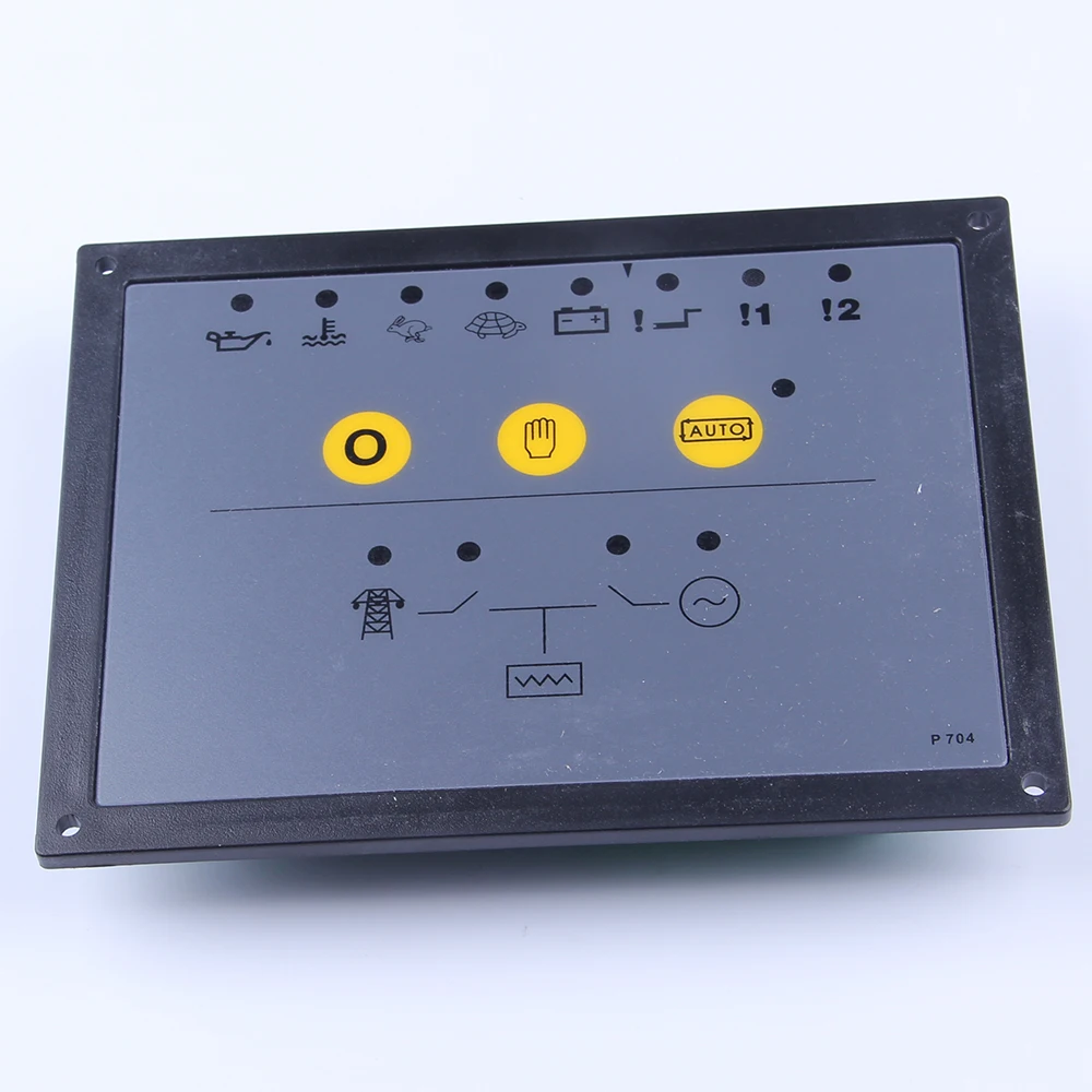 genset controller model 704 generator monitor unit electronic programmer panel board genset parts circuit charge controller genset controller 704 generator controller