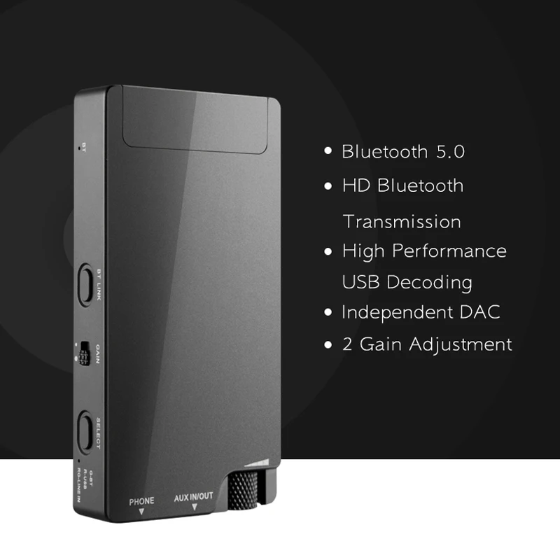 XDUOO XP 2 Bluetooth 5 0 Portable Headphone Amplifier DAC HiFi Audiophile USB PC HD Signal Transmission 24bit 192khz XP 2