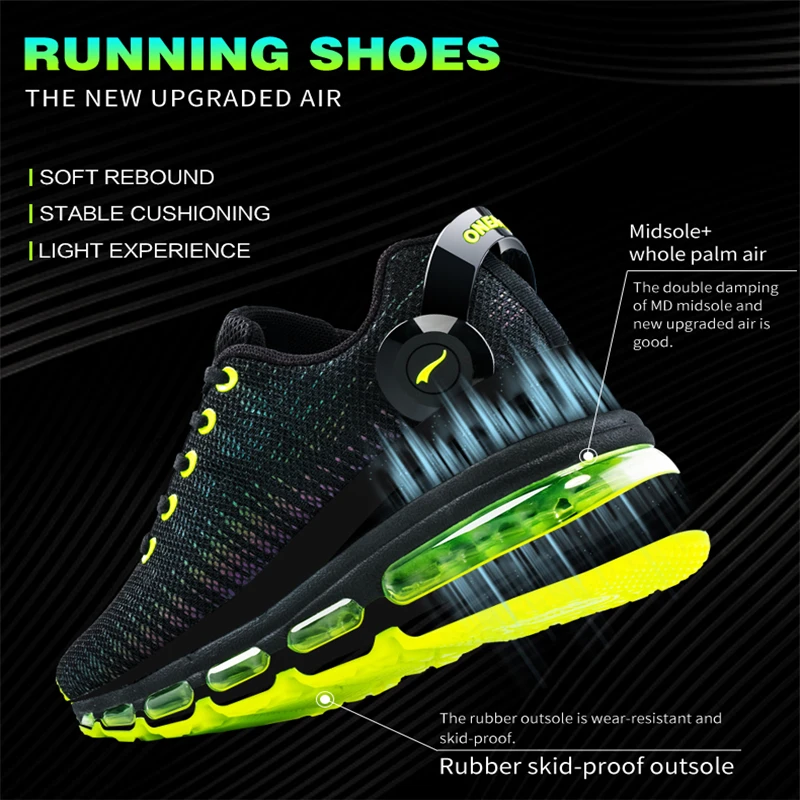 Onemix men's running shoes 2017 women sneakers lightweight colorful reflective mesh vamp for outdoor sports jogging walking shoe