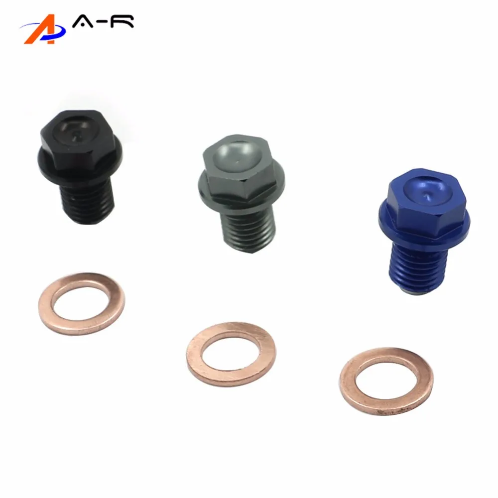 M10*1.25 Motorcycle Oil Drain Plug Bolt Oil Drain Sump Nut For