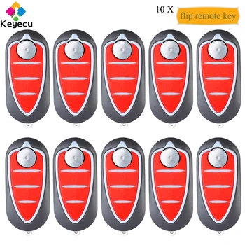 

KEYECU Flip Folding Remote Key Shell Case With 3 Buttons - FOB for Alfa Romeo Mito Giulietta 159 GTA Brera FCC: 147 156 166 GT