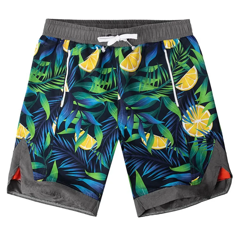 Новые Брендовые мужские пляжные шорты Летние Стильные мужские пляжные шорты быстросохнущие пляжные мужские шорты в повседневном стиле пляжные брюки
