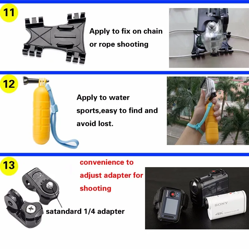 gopro accessorie kit