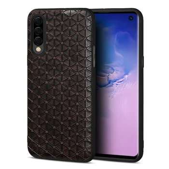 

LANGSIDI Genuine leather Case For samsung a50 case A30 a40 a70 shockproof Protective Soft back covers For Galaxy s10 plus s7