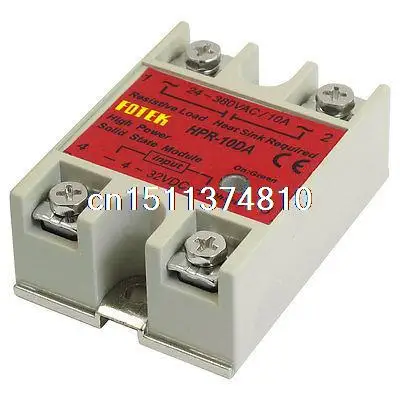 10A Machinery Single Phase Solid Module State Relays HPR-10DA w Base | Обустройство дома