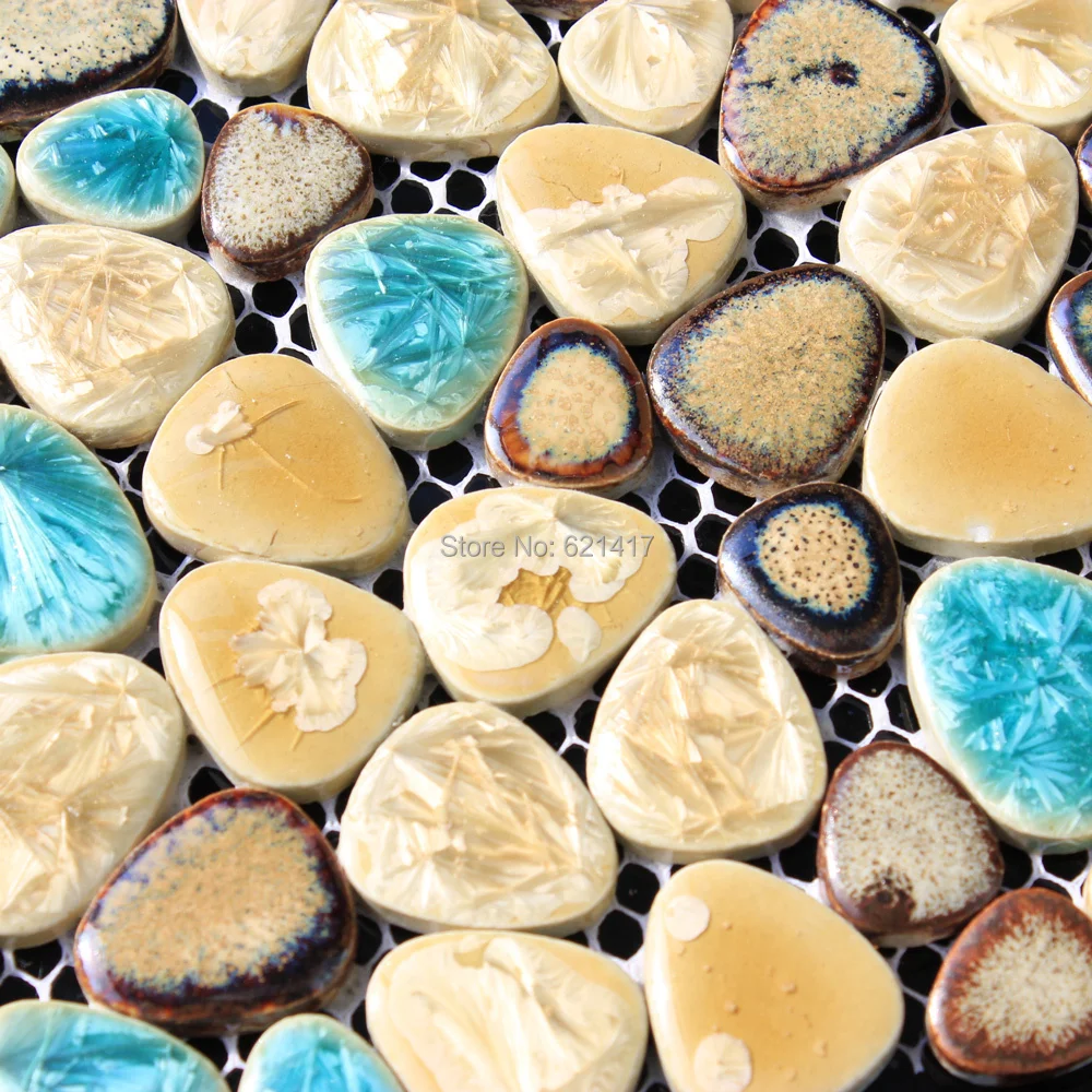 Online kopen wholesale pebble tegel backsplash uit china pebble ...