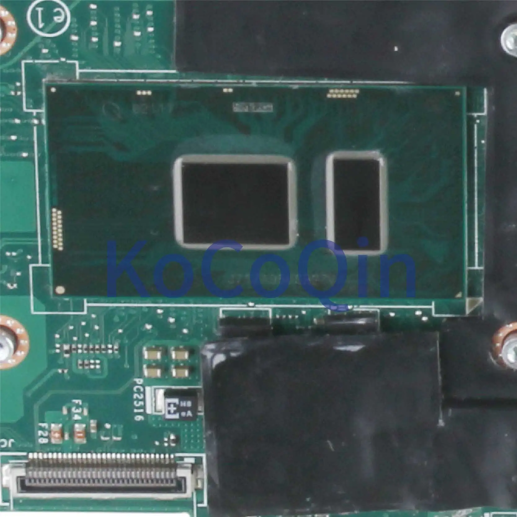 amazing  KoCoQin Laptop motherboard For LENOVO ThinkPad YOGA 370 I5-7300U 8G Mainboard 01HY161 CIZS1 LA-E291
