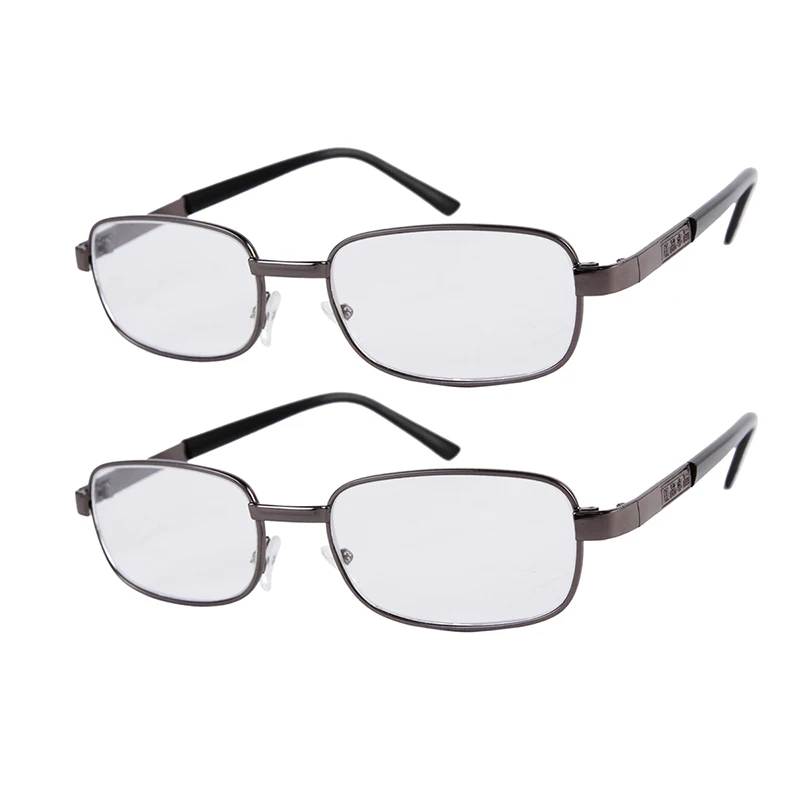 2x Reading Glasses Stylish Metal Frames Readers Eyeglasses Brand