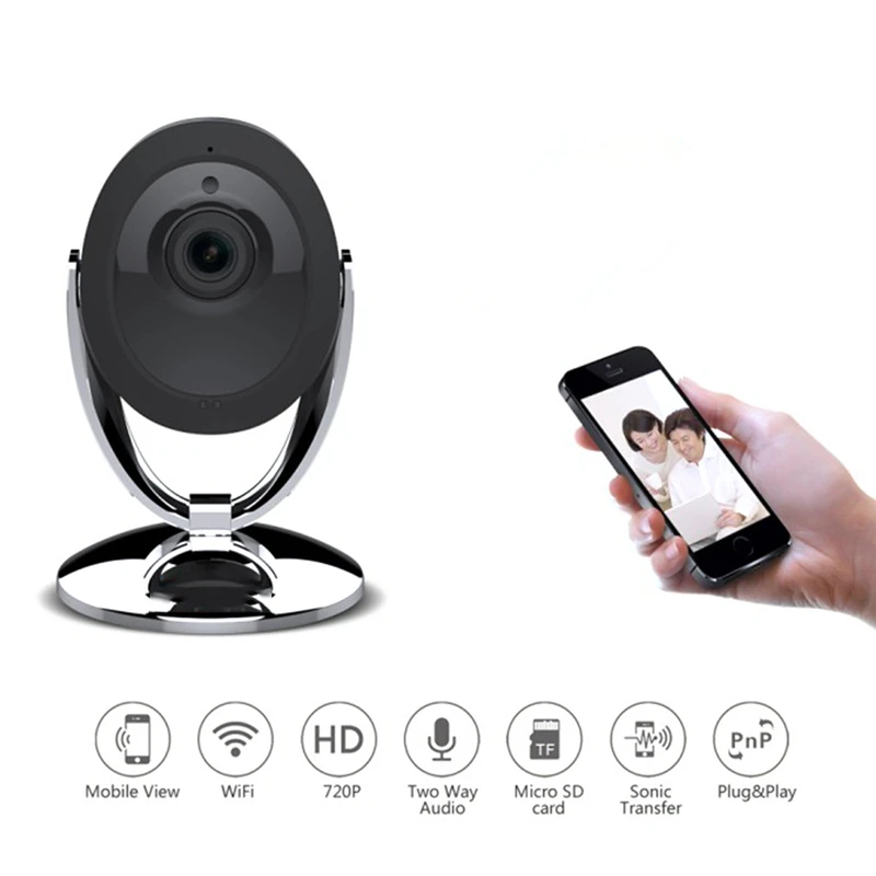 

720P HD Wireless Wifi IP Camera Home Security Camera Onvif P2P IR-Cut Night Vision 2-Way Audio CCTV Indoor Camera Baby Monitor