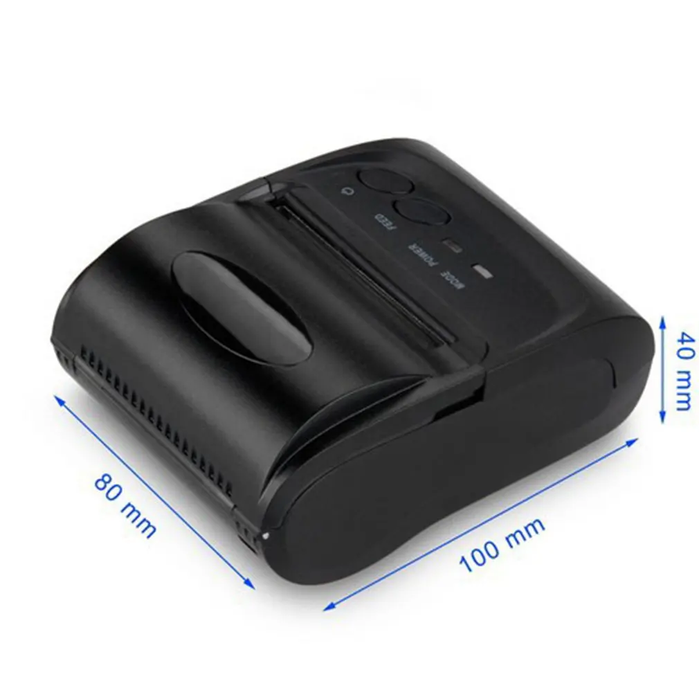 

80mm Receipt Thermal Printer Bill Machine Suitable For Windows Android IOS For Supermarket Restaurant